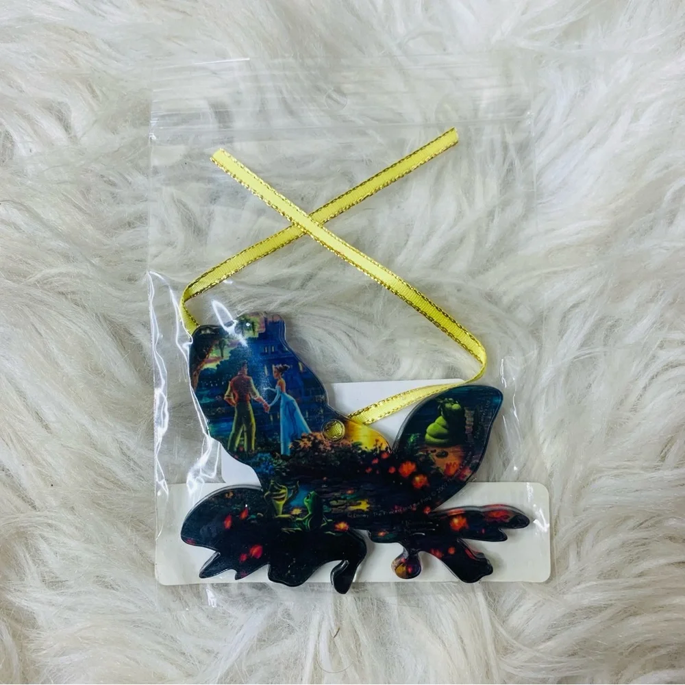 Thomas Kinkade Trendsetters Disney Princess & the Frog Hanging Acrylic Ornament